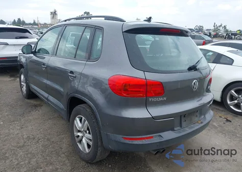 2015 Volkswagen Tiguan S from USA, damaged, VIN WVGAV7AX8FW592212
